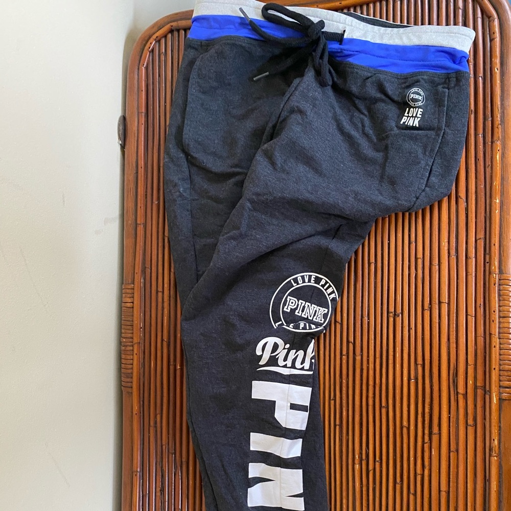 Pink skinny sweatpants